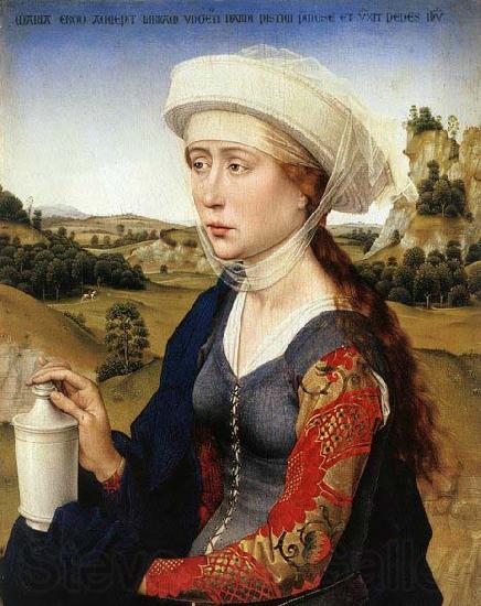WEYDEN, Rogier van der Braque Family Triptych France oil painting art